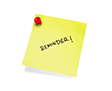 Reminder post-it