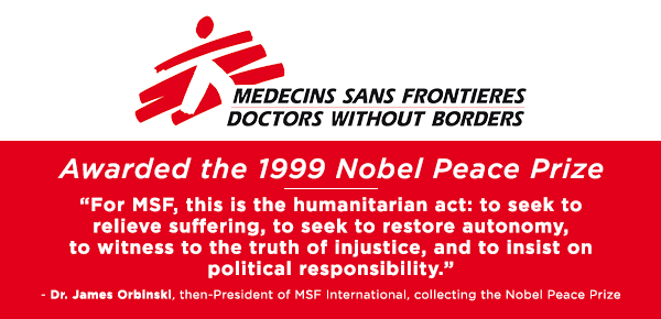 For MSF, this is the humanitarian act: to seek to relieve suffering, to seek to restore autonomy, to witness to the truth of injustice, and to insist on political responsibility.